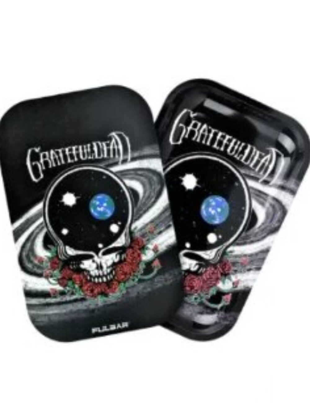 Grateful Dead Space Your Face Rolling Tray ~ Magnetic Lid ~ 11" x 7" ~Brand New!